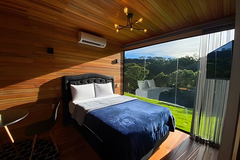 Cabana charmosa em meio a natureza