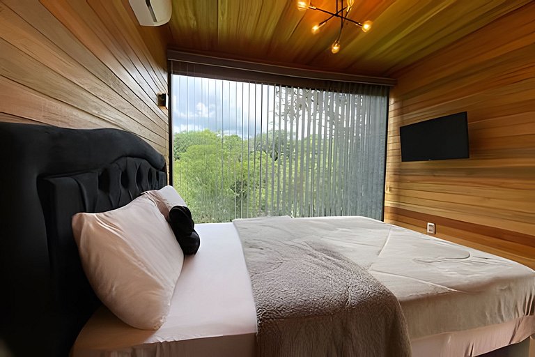 Cabana charmosa em meio a natureza