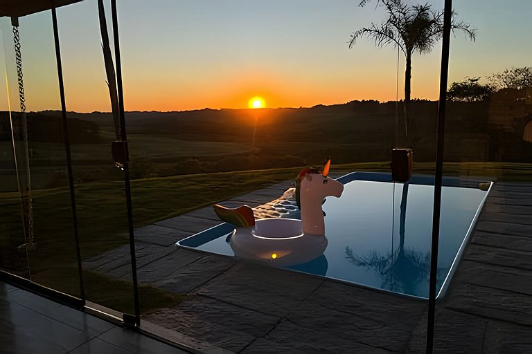 Vista deslumbrante e conforto na Casa Pôr do Sol