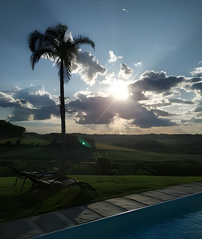 Vista deslumbrante e conforto na Casa Pôr do Sol