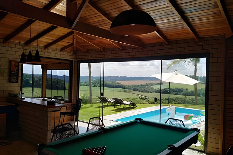 Vista deslumbrante e conforto na Casa Pôr do Sol