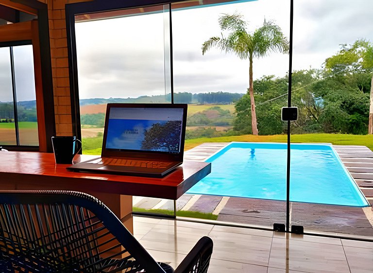 Vista deslumbrante e conforto na Casa Pôr do Sol